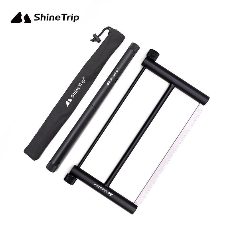 Outdoor camping bonfire manual saw multifunctional saw light folding hand saw stainless steel saw blade camping tool