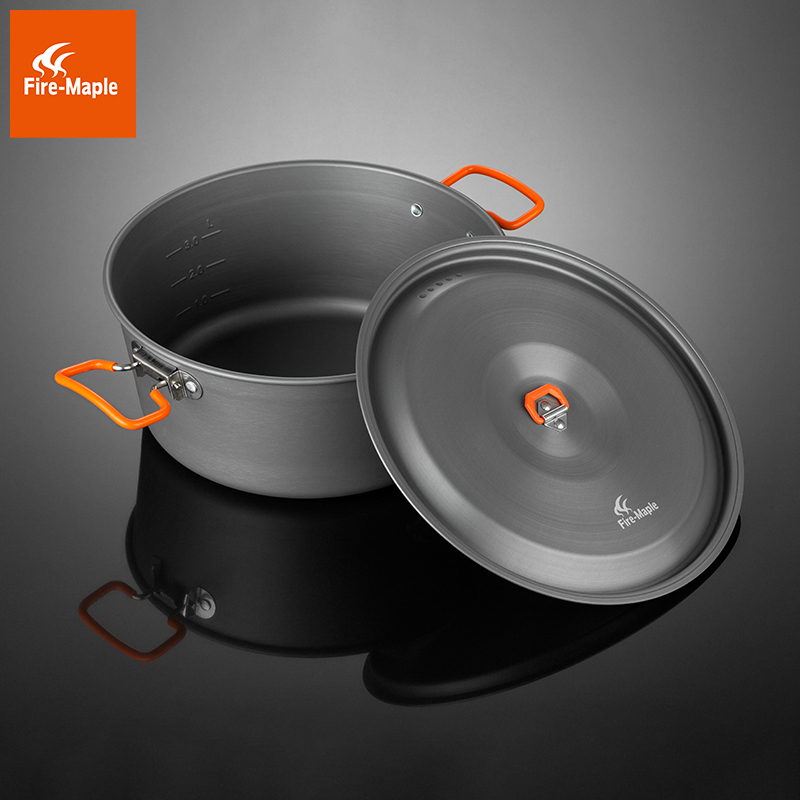 Fire maple feast hot pot outdoor large-capacity hot pot special pot camping picnic ultra-light multi-person pot shabu-shabu special edition
