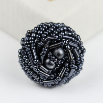 24MM ~ 36MM high-grade handmade button womens coat woolen cashmere coat button beaded button decorative button