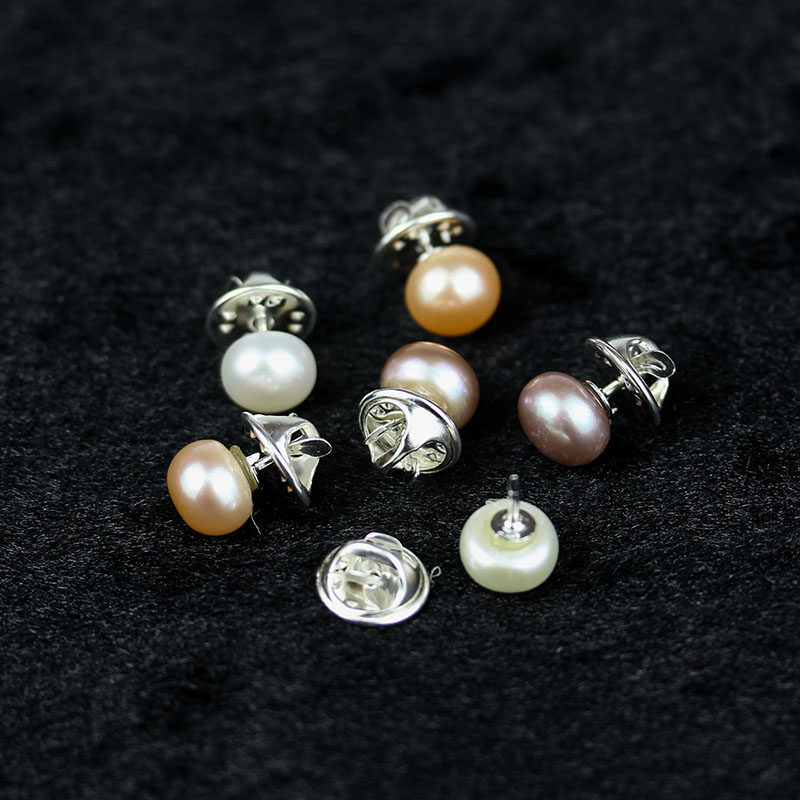 Pearl sew free shirt button lady sweater cardigan light proof small button neckline decorative button needle invisible hidden button