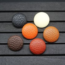 High-grade coat coat coat leather clothing Button Cloth buckle sofa soft bag decoration button imitation leather button round