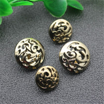 High-grade metal cashmere clothing buttons retro style womens woolen sweater windbreaker button IDY decorative buckle