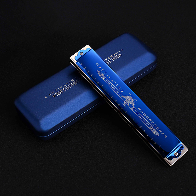 Swan Harmonica 24 Holes Cometone Harmonica Professional Playing Level Adult Children Beginners Harmonica