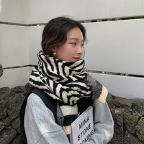 Day Department Rosex spotted waistline Thickened Warm Autumn winter Fashion shawl 100 hitch in Korean version Exterior Scarf woman