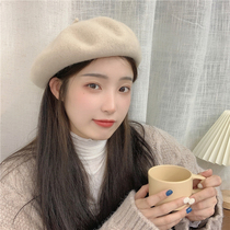 Day Department Rosex retro art Bayrehat Fashion Tide Wool Painter Hat Han 100 Hitch Elegant Hat Children