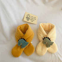 Day Department Rosex Plush Cartoon Dinosaur Small Scarves Han Qiu Winter Cute Children Cross Keep Warm And Chill Neck