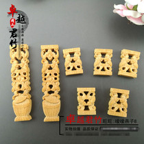 Kanban cup holder bamboo carving Bowl Cup coaster Cup hand embroidered eye thrush bird cage accessories door flower