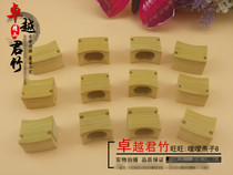 Bamboo cup handle inlaid head Beizi thrush bird cage Polished cup Nose cup Ear Lark Red indigo chin embroidery eye bowl holder accessories