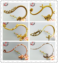 Thrush bird cage hook lark brass hook pure copper thrush hook stainless steel bird cage adhesive hook bird cage accessories