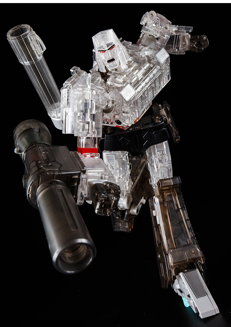 Deformation toy THF-03T transparent version of MP36 megatron head and chest