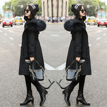 Down cotton clothes womens long 2020 new winter clothes Korean version waist explosion style quilted jacket cotton coat coat jacket tide