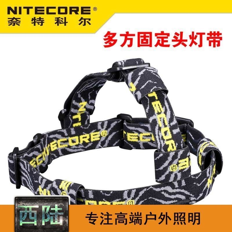 NITECORE Knight Kohl HB02 head lamp with versatile multidirectional flashlight belt]