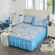 Ba mảnh giường váy mat 1.8m giường gấp có thể tháo rời có thể được rửa sạch-out ren bedspread 2,0 tre ghế băng lụa đôi - Thảm mùa hè chiếu trúc 1m8x2m