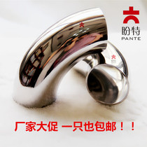 Pante Sanitary Elbow 90 Degree 304 Stainless Steel Welded Elbow Mirror Polished Stamped Water Pipe Fittings