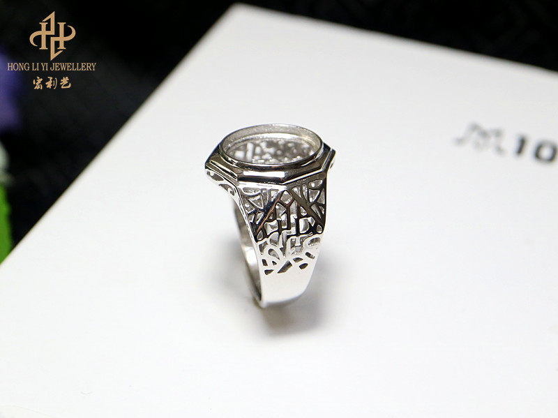 Bague HONGLIYIJEWELRY    en Argenterie - Ref 3086740 Image 29
