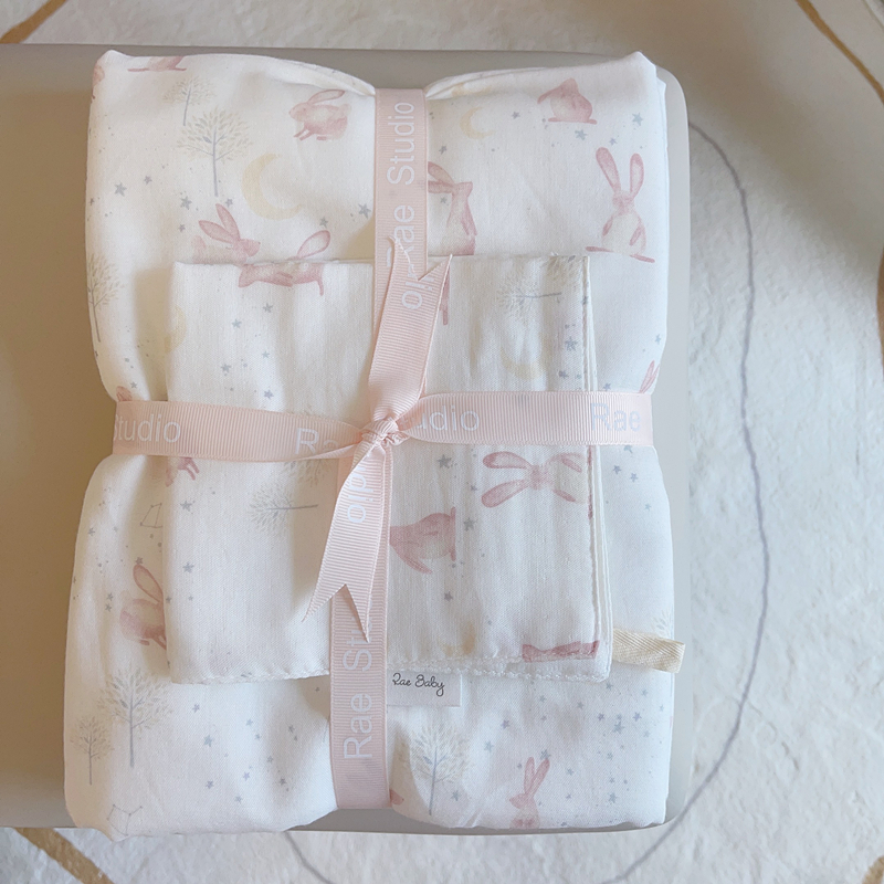 Rae Studio Bamboo Cotton Six Layers Gauze Bath Towel Baby Cover Blanket Infant Swaddle-Taobao