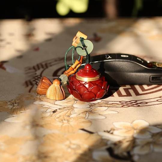 Cinnabar lotus good lotus sachet student bag pendant