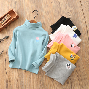 儿童高领打底衫纯棉2020秋冬款