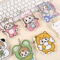 Student cute girl chestnut Jun mermaid can be torn notes non-sticky pocket book with words small book