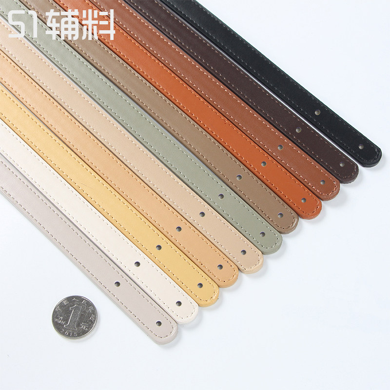 Quality rivet screw lift hand-made DIY cloth art woman single shoulder bag bag with macaron PU accessories 51 accessories