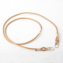 Mobile phone hanging rope genuine leather cow leather ropes inclined cross braces handmade DIY men and women 100 hitch hanging neck replacement bag with 51 accessories