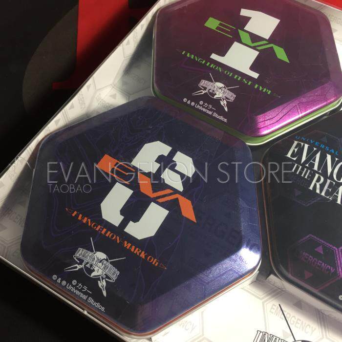 Куклы и фигурки 日版现货 新世纪福音战士 eva usj 机体编号铁盒 日本制 一套入 OTHER
