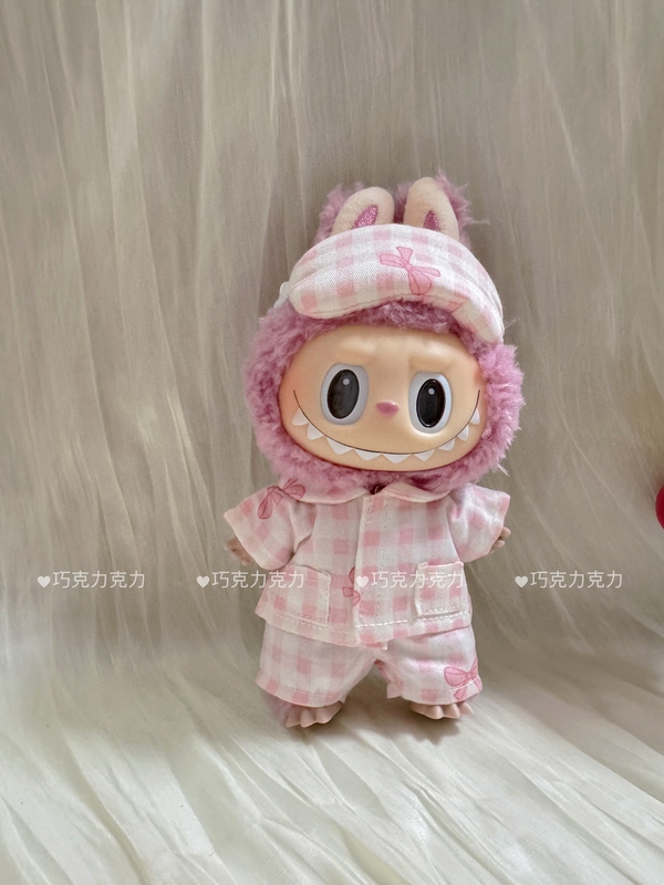Only Clothes】Labubu/Zsiga Movable Character Pajama Set Doll Clothes Replacement Only Clothes】Labubu/Zsiga Movable Character Pajama Set Doll Clothes Replacement