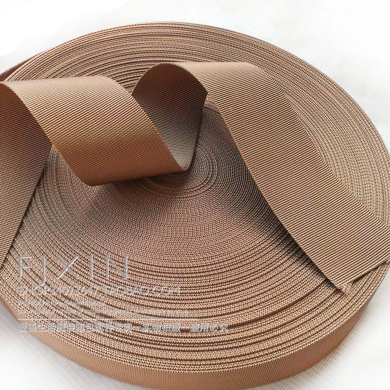 DIY boutique outdoor spare parts wolf brown high-strength and high-density nylon straps backpack webbing accessories strapping straps