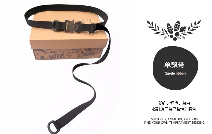 MASTA thủy triều ban đầu thương hiệu cyberpunk cobra kim loại buckle thành phố chức năng vành đai đơn và đôi streamers đai nịt bụng latex chính hãng