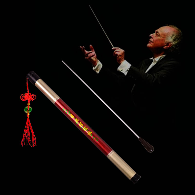 The Chorus Concert Orchestra performs a professional baton to send a fiberglass baton barrel portable and not easy to break 38cm