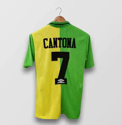 Ретро CANTONA Винтаж КЛАССИЧЕСКИЕ футбольные майки