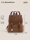 Ctlnokegin High-Looking Backpack for Women 2026 New Style School Bag Lightweight Retro High-End Niche Backpack