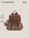 Ctlnokegin Light Retro Embroidered Backpack for Women 2025 New Winter High-End School Bag Lightweight Commuter Backpack
