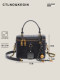 Ctlnokegin Niche Design High-End Box-Shaped Small Square Bag 2025 New Snake Pattern Handbag Chain Crossbody Bag