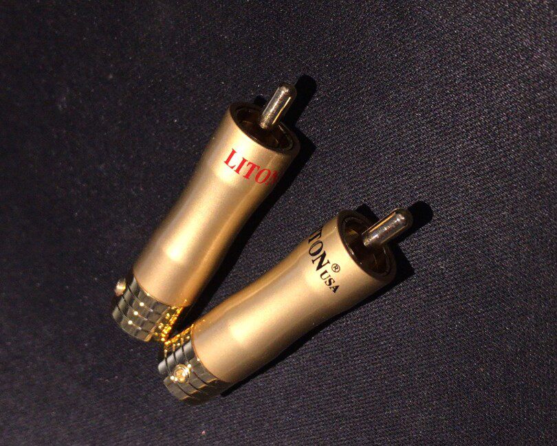 American LITON Lithong 24K gilded RCA plug is up to RMB16  more than the monster