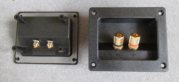 Sound box with pure copper gilded second square junction box with sealant cushion