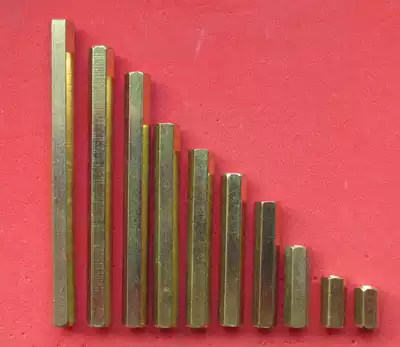 Copper column M3 double-pass copper column flat head copper column hexagonal copper stud hollow copper column Main board isolation column M