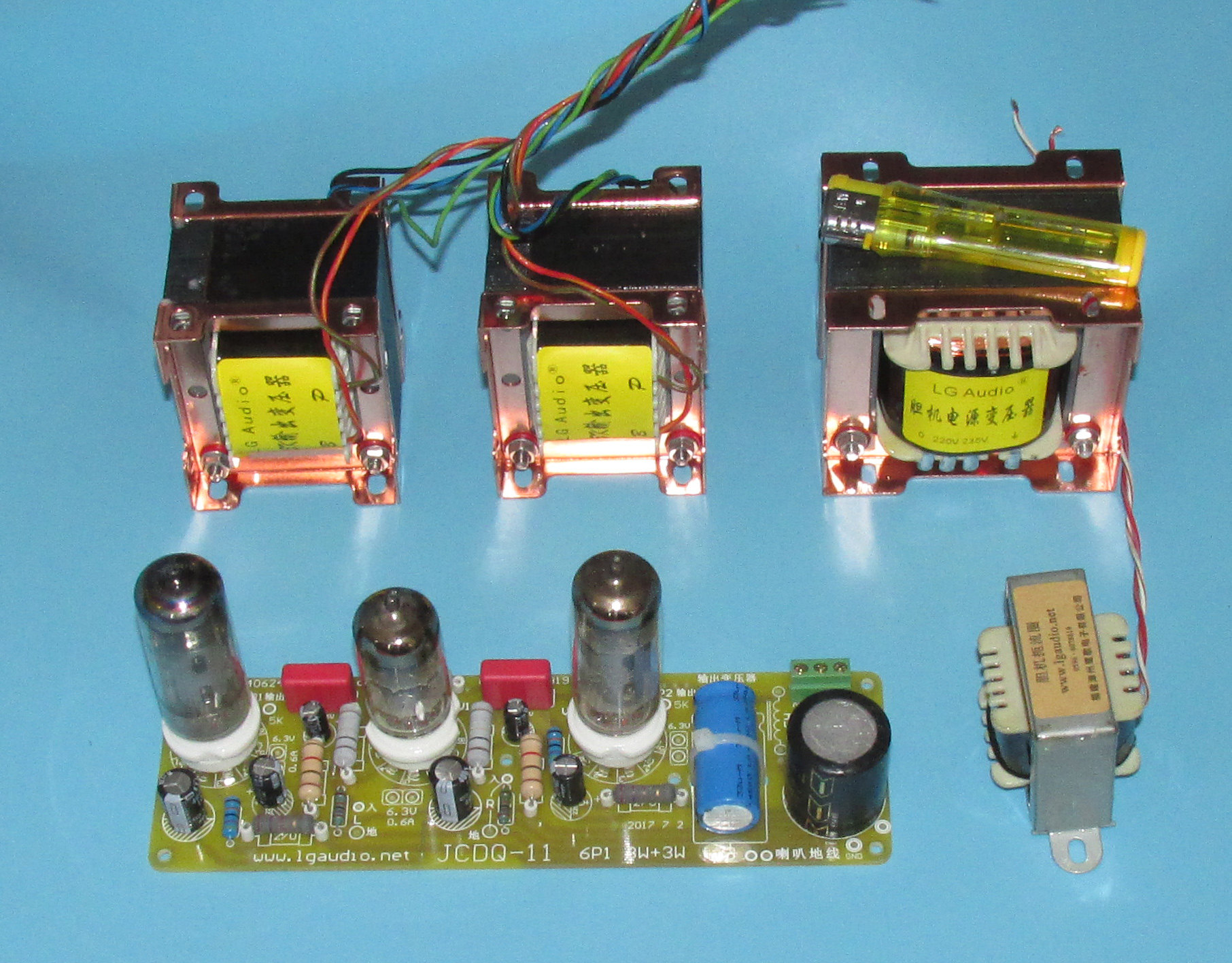 6n1 Push 6p1 Bile Machine Kit Vacuum Tube Amplifier Kit Contains