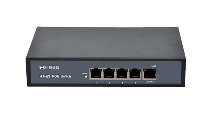 New Hengjie HJ-ES104PBNE four-port full power supply built-in power supply non-network managed POE switch