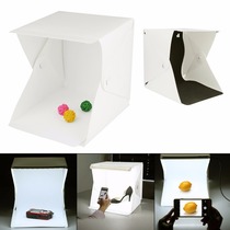 Taobao studio small item shooting box Mini LED photography box Simple jewelry Soft light photography light
