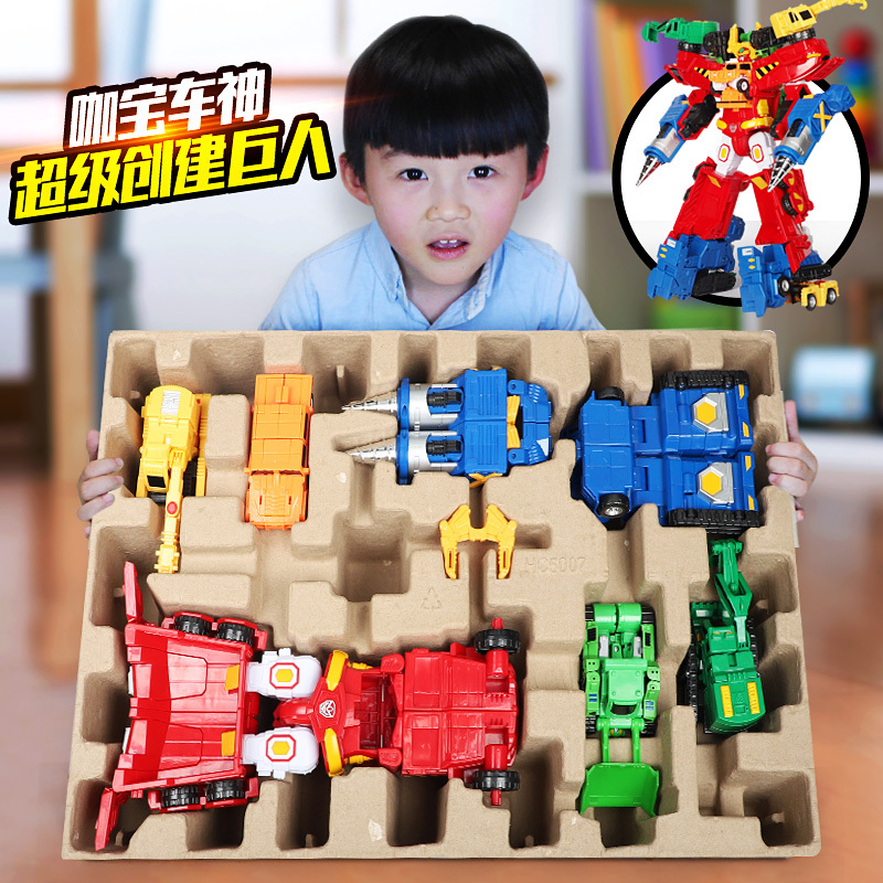 Kabao Car God Six-In-One Super Creation Giant 6 Transforming Toy Super Creation Giant Six-In-One Robot Kabao Car God Six-In-One Super Creation Giant 6 Transforming Toy Super Creation Giant Six-In-One Robot