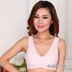 Phụ nữ trung niên Thể thao và giải trí Cotton trung niên vest khóa trước không có vòng thép Phần áo ngực mỏng ao cup nguc Áo ngực ren