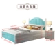 Jane Châu Âu giường gỗ rắn 1,8 mét giường đôi chính phòng ngủ 1,2 giường đơn hiện đại tối giản 1,5 m Địa Trung Hải giường công chúa - Giường
