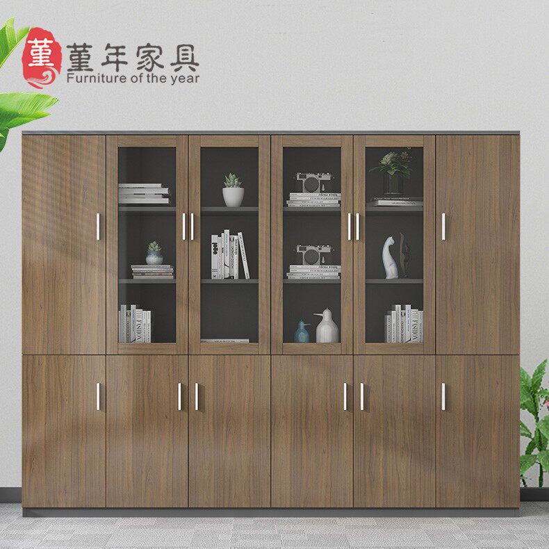📚办公室必备神器！木质简约现代档案柜，让收纳变得优雅又高效！🌟-文件柜-淘宝好物网