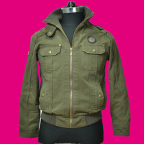 Outdoor Autumn Sports Jacket Casual Work Coat Tactical Army Green Women's Jacket