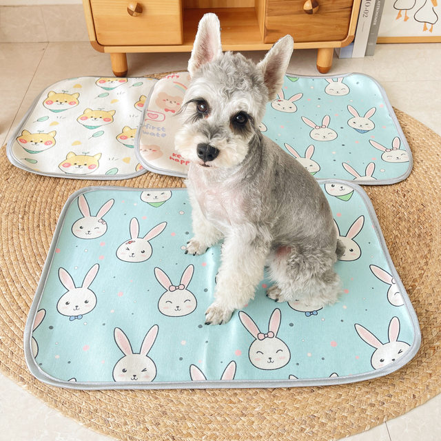 Pet Summer Cooling Ice Silk Mat Cooling and Breathable Dog Mat Dog Mat Universal Summer Kennel ສໍາລັບແມວແລະຫມາ