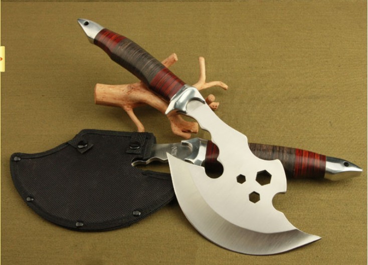 Mở núi hack ngoài trời cánh đồng ngoài trời Weichai công cụ vũ khí tự vệ đa chức năng Tomahawk rìu rìu tay cầm rìu - Công cụ Knift / công cụ đa mục đích dao đa năng quân đội