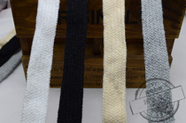 15-20mm flat cotton rope hollow rope clothing hat rope waist rope tie rope drawstring cotton belt