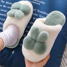 秋冬麋鹿家居情侣毛绒拖鞋保暖棉拖