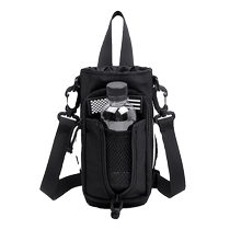 Zhong Yi Outdoor Sports Double Kettle Contains Shoulder Strap Hung Waist Water Bottle Bag Casual Fashion Skew satchel without Chapter Sundries Bag